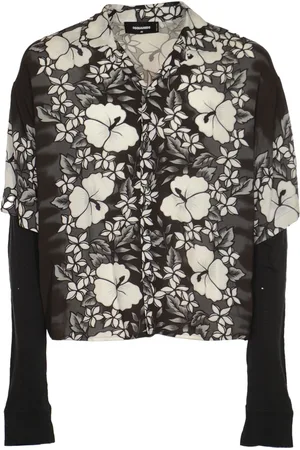 Dsquared2 Bluser & Skjorter, Herre, Flerfarvet, XL, Bomuld, Casual bomuldsskjorte