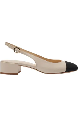 Scarosso Sko, Dame, Hvid, 39 1/2 EU, Coco Sling-Back Pumps