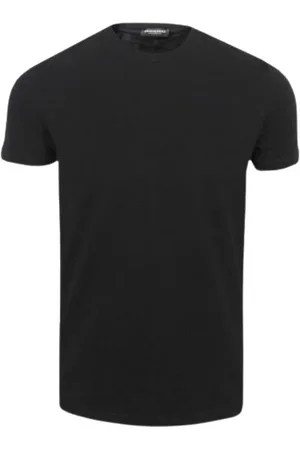 Dsquared2 Top, Herre, Sort, L, Uld, Herre Sort Logo T-Shirt