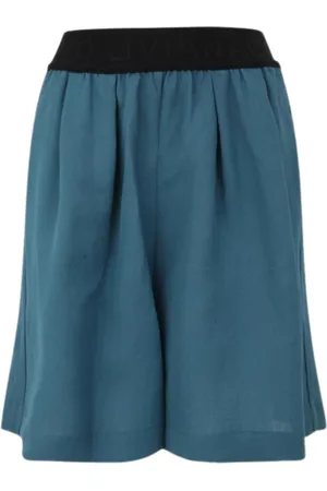 LIVIANA CONTI Nederdel, Dame, Blå, XS, Letvægts High-Waisted Shorts