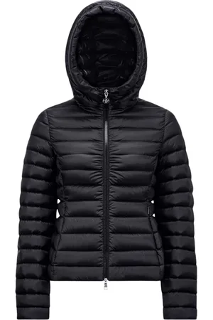 Moncler Jakke, Dame, Sort, XL, Uld, Stilfuld Vinterjakke