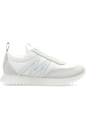 Moncler Sko, Herre, Hvid, 40 EU, Nylon, Casual Sneakers til hverdagsbrug