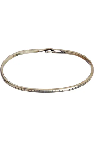 WERKSTATT:MÜNCHEN Tilbehør, unisex, Grå, M, Sølv Armbånd