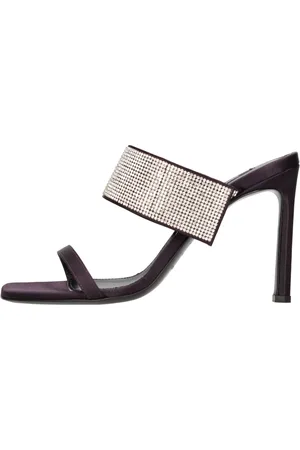 Sergio Rossi Sko, Dame, Lilla, 39 EU, Læder, Sandaler Lilla