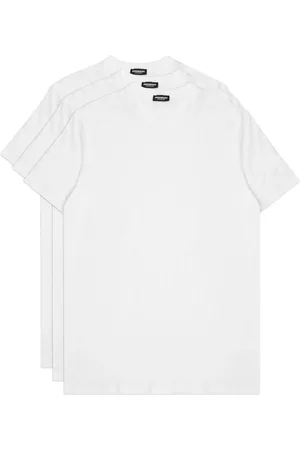Dsquared2 Top, Herre, Hvid, S, Bomuld, Plain Logo T-shirt Pakke