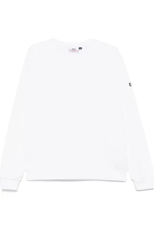 GCDS Sweathshirts & Hoodies, Herre, Hvid, M, Hvid Crewneck Sweater