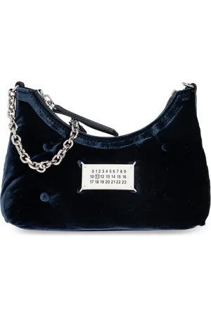 Maison Margiela Taske, Herre, Blå, ONE SIZE, Uld, Glam Slam Micro Skuldertaske