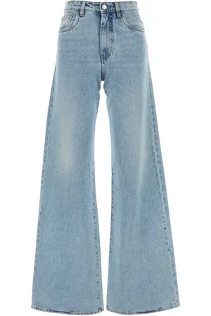 COPERNI Jeans, Dame, Blå, XS, Denim, Wide-leg Denim Jeans