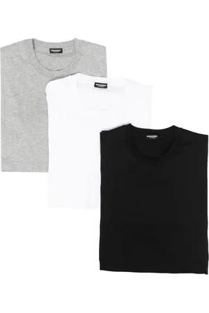 Dsquared2 Top, Herre, Flerfarvet, L, Bomuld, Cotton Stretch T-Shirt Tri-Pack