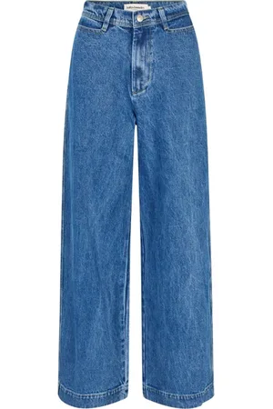 Lollys Laundry Jeans, Dame, Blå, XS, Bomuld, Floridall Bukser
