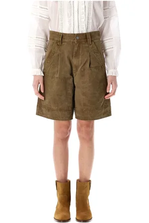 Isabel Marant Shorts, Dame, Brun, M, Bomuld, Lys Bronze Bomuld Katja Shorts
