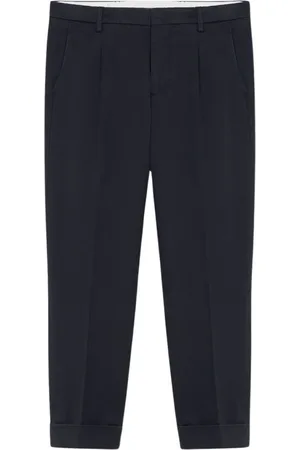 Brooks Brothers Bukser, Herre, Blå, W31, Bomuld, Navy Stretch Cotton Chinos