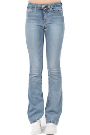 Pinko Jeans, Dame, Blå, W27, Uld, Stilfulde Jeans i Pink