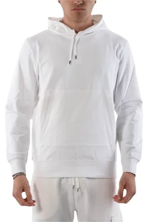 C.P. Company Sweathshirts & Hoodies, Herre, Hvid, 2XL, Bomuld, Hoodie