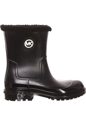 Michael Kors Sko, Dame, Sort, 37 EU, Polyester, Vandafvisende støvler med rund tå og kunstig pels