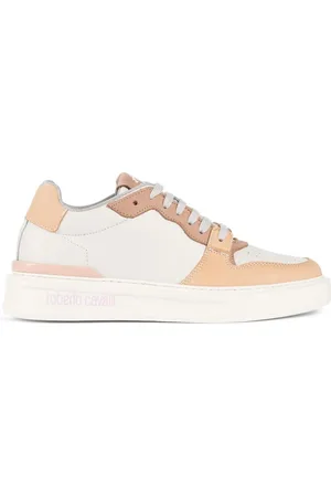 Roberto Cavalli Sko, Dame, , 41 EU, Monogram Sneakers med Logo Print