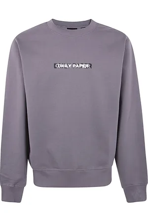 Daily paper Sweathshirts & Hoodies, Herre, Grå, L, Bomuld, Rabbit Grey Click Sweater