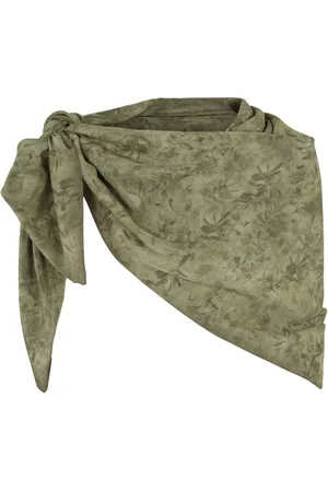 Cortana Tilbehør, Dame, Grøn, ONE SIZE, Herba Print Shawl