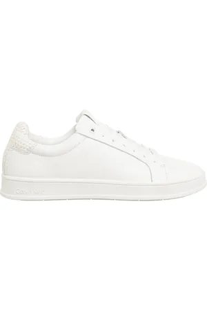 Calvin Klein Sko, Herre, Hvid, 44 EU, Læder, Snøresko