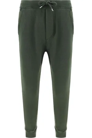 Dsquared2 Bukser, Herre, Grøn, S, Bomuld, Jogger Sweatpants med blød inderside