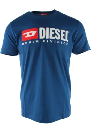 Diesel Top, Herre, Blå, S, Bomuld, Blå T-shirt