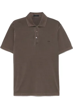 FAY Top, Herre, Brun, XL, Bomuld, Brun T-shirt & Polo Combo