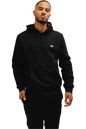 Lacoste Sweathshirts & Hoodies, Herre, Sort, M, Bomuld, Hættetrøje Træningssæt Mænd Sort