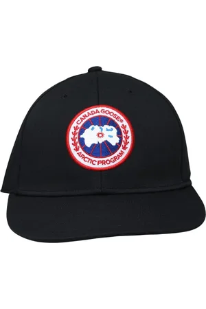 Canada Goose Tilbehør, Herre, Sort, ONE SIZE, Uld, Curved Brim Rigid Visor Cap