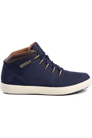 Timberland Sko, Herre, Blå, 40 EU, Casual Nubuck Snørestøvle