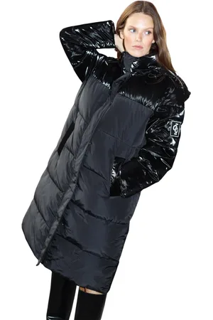 Crās Frakke, Dame, Sort, XL, Uld, Cami Puffer Jacket