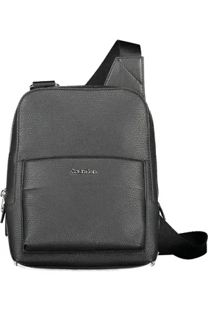 Calvin Klein Taske, Herre, Sort, ONE SIZE, Uld, Skuldertaske med lynlåslukning