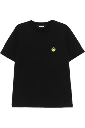 BARROW Top, Herre, Sort, M, Sort Basis T-shirt