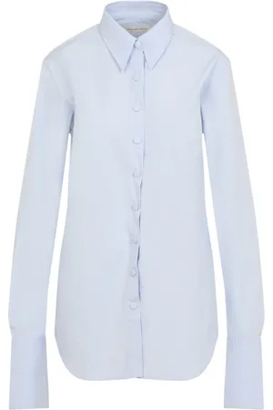 DRIES VAN NOTEN Bluser & Skjorter, Dame, Blå, XS, Bomuld, Celina Skjorte