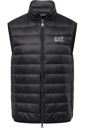 EA7 Jakke, Herre, Sort, XL, Uld, Sort Pufferjakke Core Identity