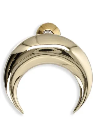 Marine Serre Tilbehør, Dame, Gul, ONE SIZE, Uld, Golden Bijoux Ørering