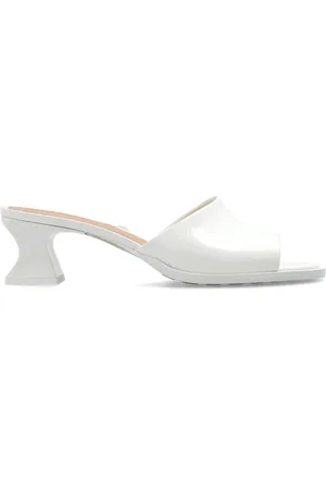 Bottega Veneta Sko, Dame, Hvid, 36 EU, Læder, Cha-Cha Heeled Mules