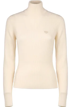 Casablanca Strik, Dame, , XS, Uld, Ribbet uld turtleneck sweater