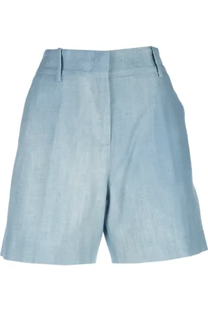 ERMANNO SCERVINO Shorts, Dame, Blå, L, Uld, Højtaljede shorts