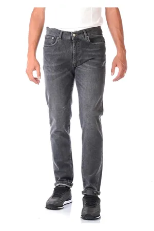 D.A. Daniele Alessandrini Jeans, Herre, Grå, W33, Bomuld, Jeans
