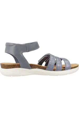 Clarks Sko, Dame, Blå, 36 EU, April Dove Flade Sandaler