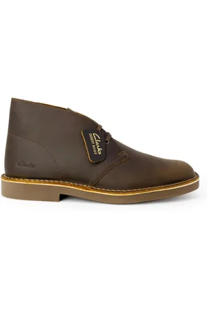Clarks Sko, Herre, Brun, 44 EU, Læder, Læder Snørestøvletter