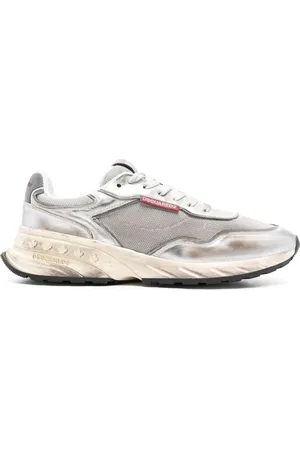 Dsquared2 Sko, Herre, Grå, 41 EU, Læder, Urban Running Sneaker