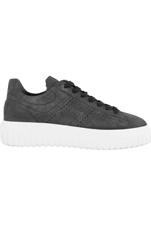 Hogan Sko, Herre, Blå, 39 EU, Snøret Perforerede Sneakers