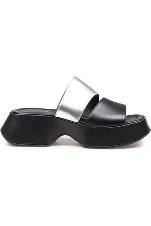 vic matiè Sko, Dame, Sort, 36 EU, Uld, Yoko Sandal i Sort og Sølv
