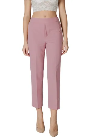 Liu Jo Bukser, Dame, Lyserød, S, Polyester, Elastiske Slip-On Bukser