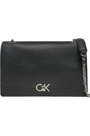 Calvin Klein Taske, Dame, Sort, ONE SIZE, Polyester, Medium Convertible Crossbody Taske
