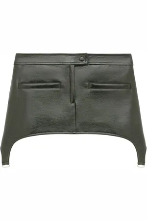 Courrèges Nederdel, Dame, Sort, 2XS, Kort nederdel