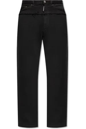 Dsquared2 Bukser, Herre, Sort, L, Bomuld, Hybrid Material Joggers