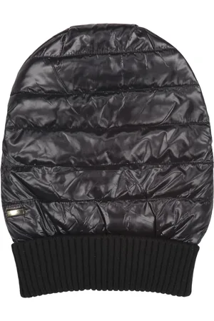 HERNO Tilbehør, Dame, Blå, L, Nylon, Ribstrik Kant Nylon Polstret Hat