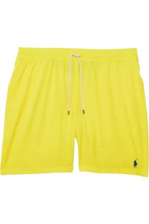 Ralph Lauren Badetøj, Herre, Gul, M, Polyester, Badebukser